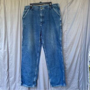 Carhartt Blue Relaxed Fit Jeans
